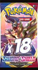Sword & Shield Booster Bundle (18 packs)